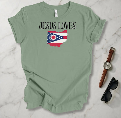 Jesus Loves Ohio T Shirt
