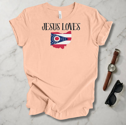 Jesus Loves Ohio T Shirt
