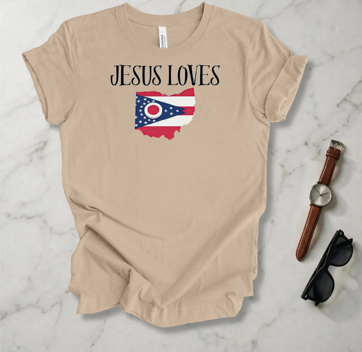 Jesus Loves Ohio T Shirt
