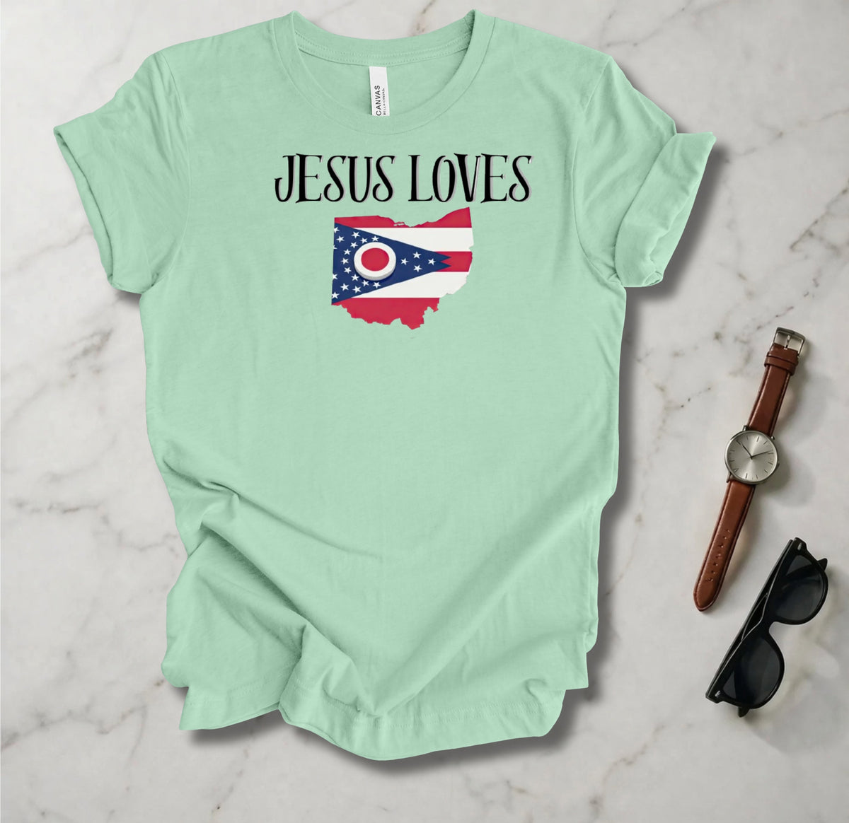 Jesus Loves Ohio T Shirt