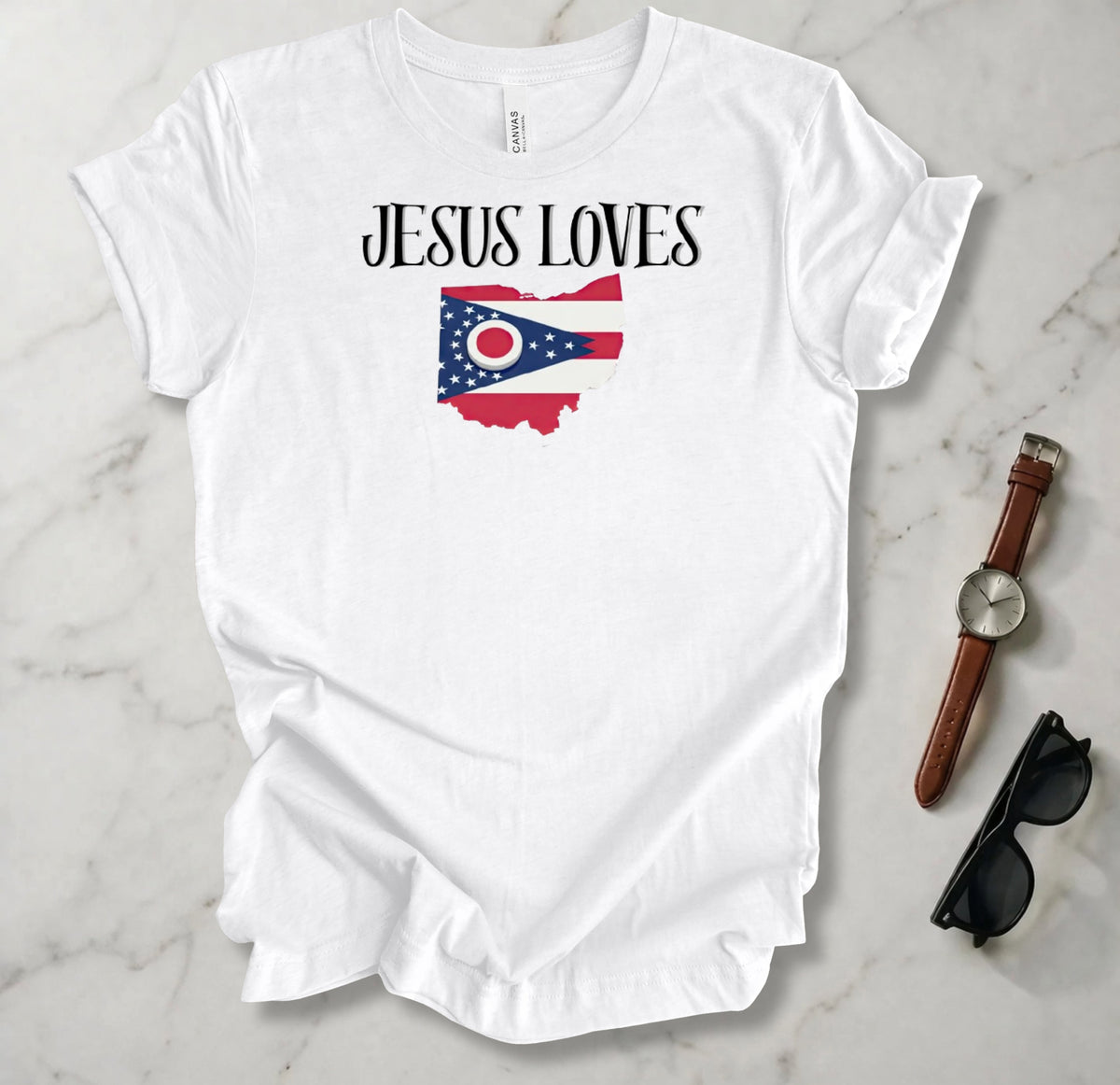 Jesus Loves Ohio T Shirt