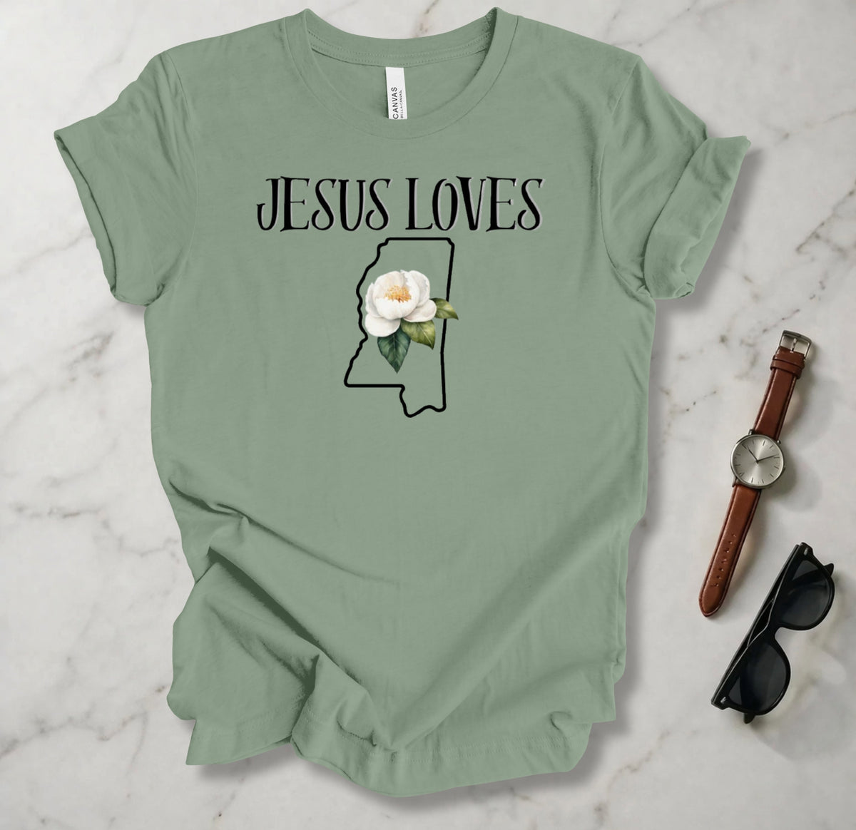 Jesus Loves Mississippi T Shirt