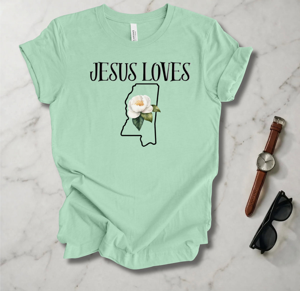 Jesus Loves Mississippi T Shirt