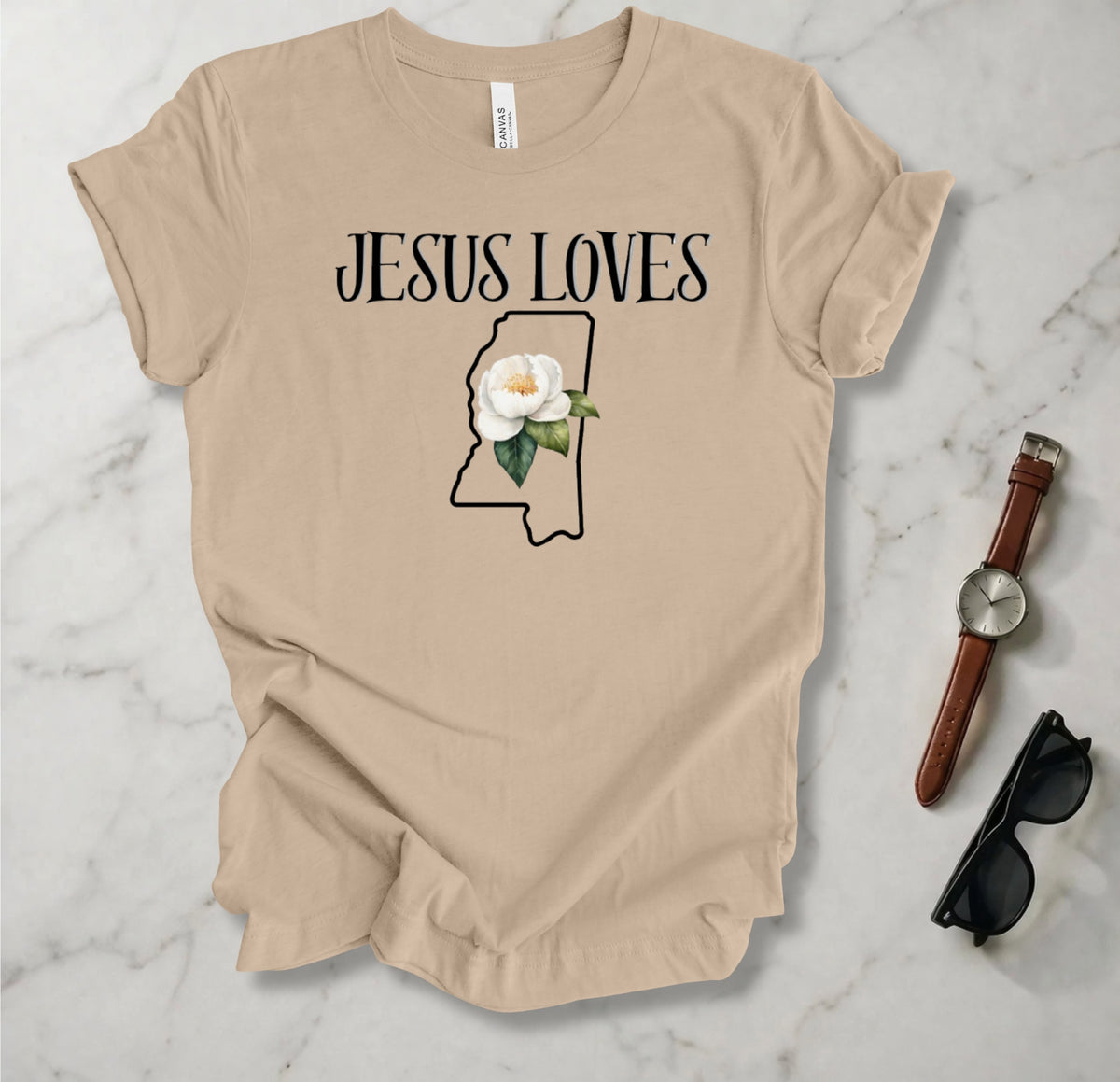 Jesus Loves Mississippi T Shirt