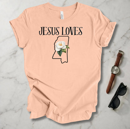 Jesus Loves Mississippi T Shirt
