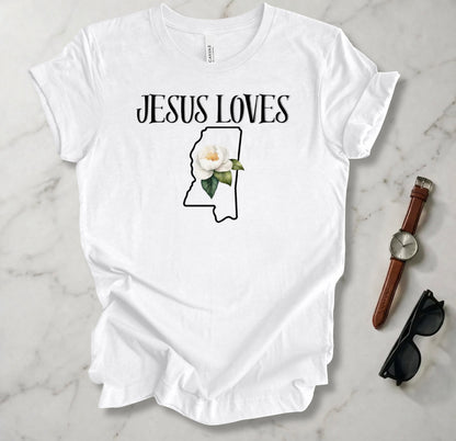 Jesus Loves Mississippi T Shirt