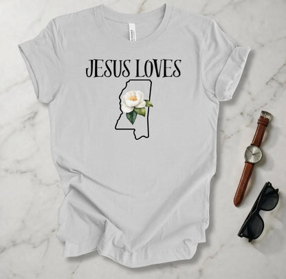 Jesus Loves Mississippi T Shirt