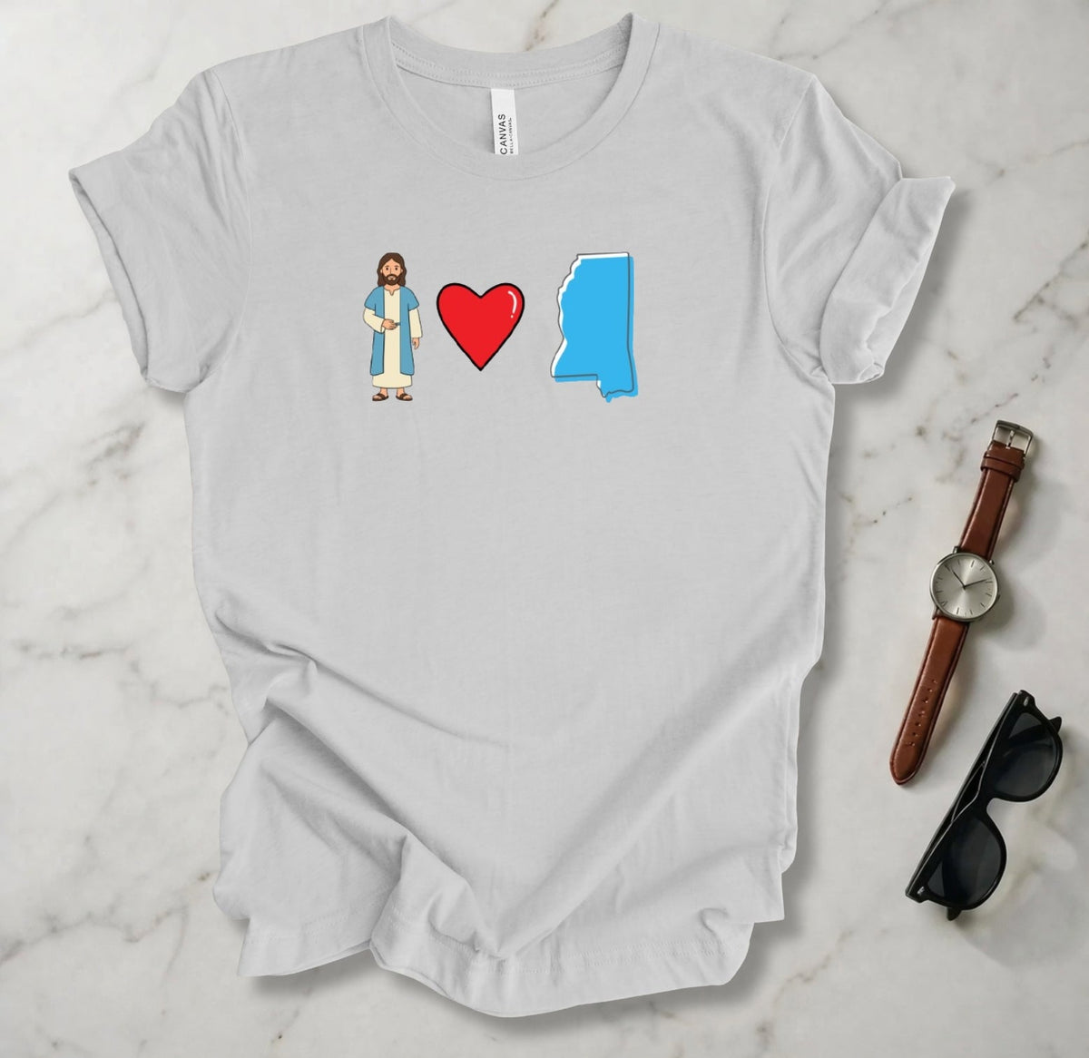 Jesus Loves Mississippi 1 T Shirt