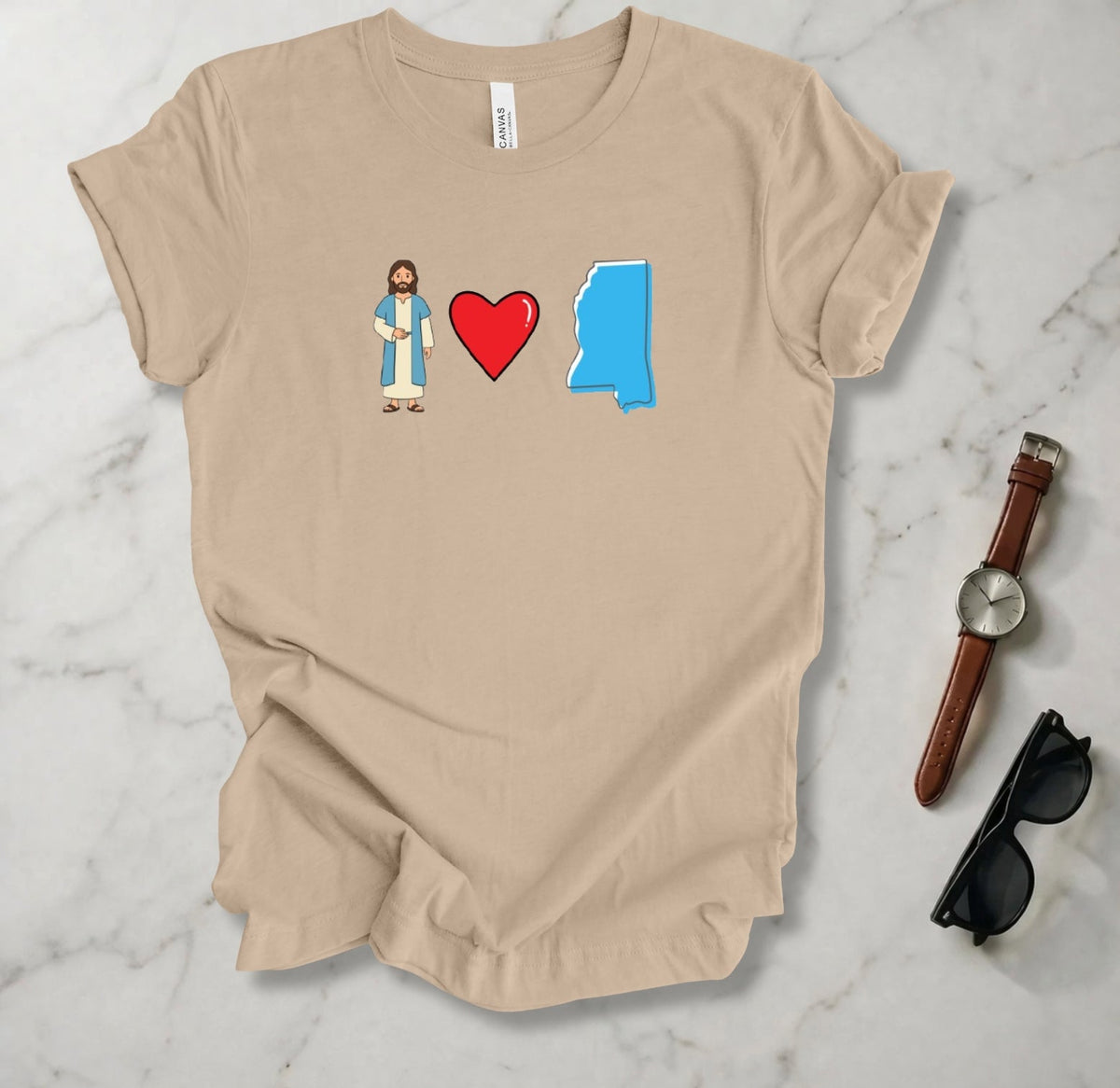 Jesus Loves Mississippi 1 T Shirt