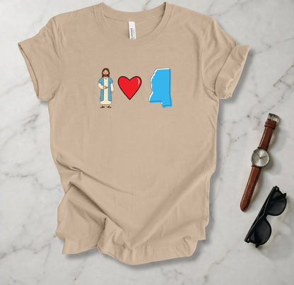 Jesus Loves Mississippi 1 T Shirt