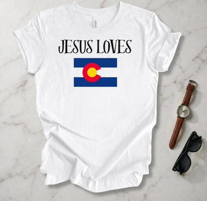 Jesus Loves Colorado T Shirt