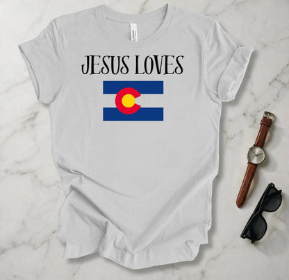 Jesus Loves Colorado T Shirt
