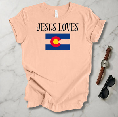 Jesus Loves Colorado T Shirt
