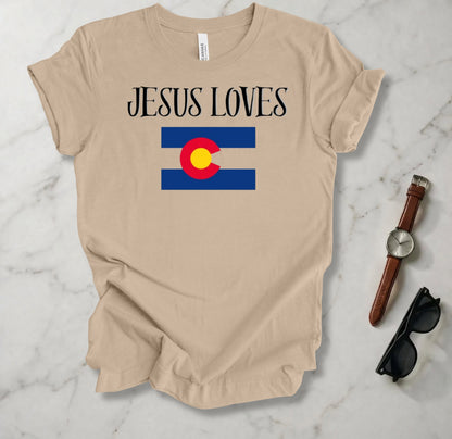 Jesus Loves Colorado T Shirt