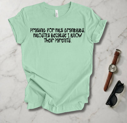 Praying For My Grandkids T Shirt