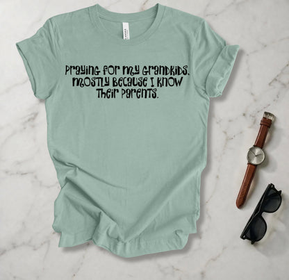 Praying For My Grandkids T Shirt