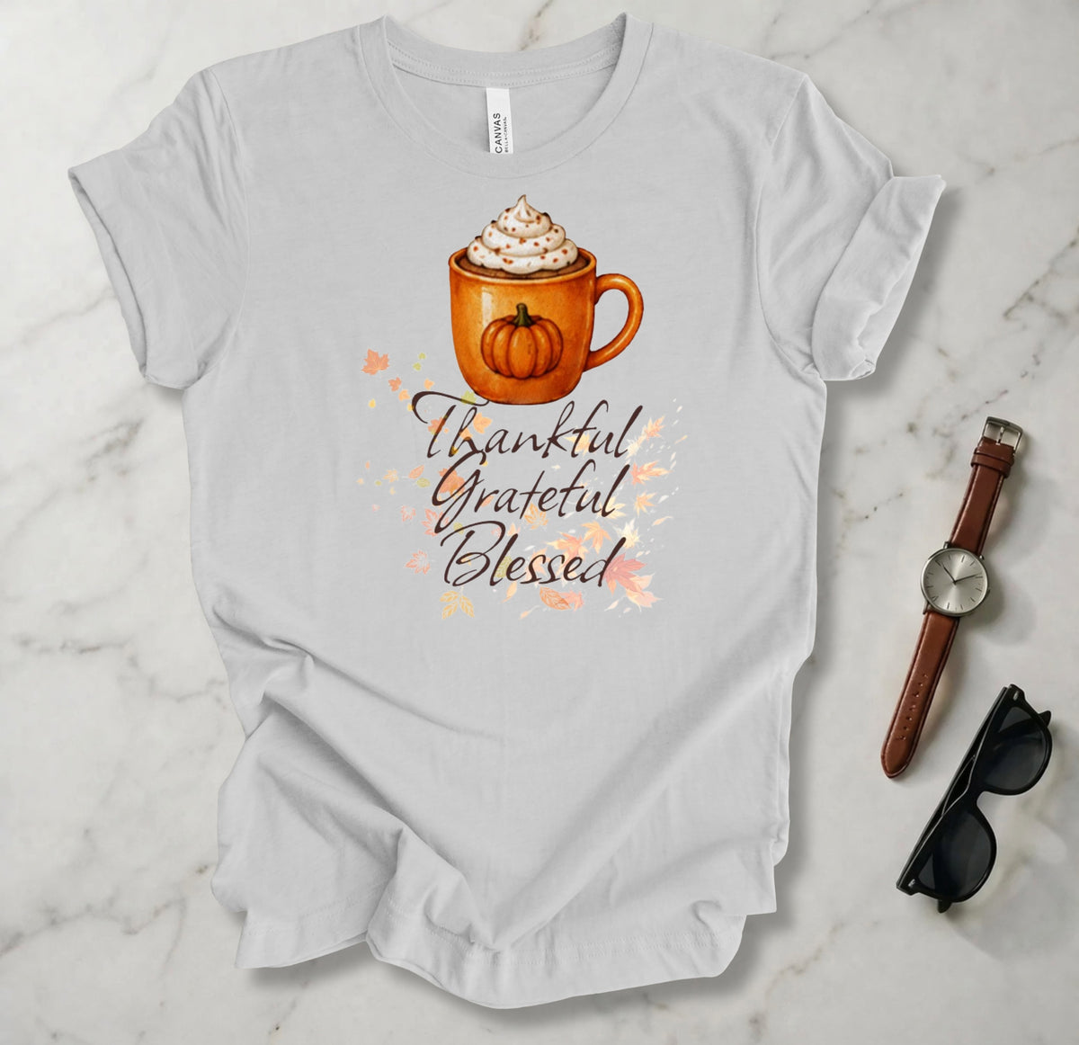 Thankful Grateful Blessed T Shirt