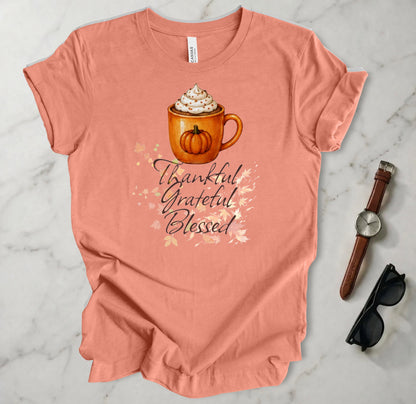 Thankful Grateful Blessed T Shirt
