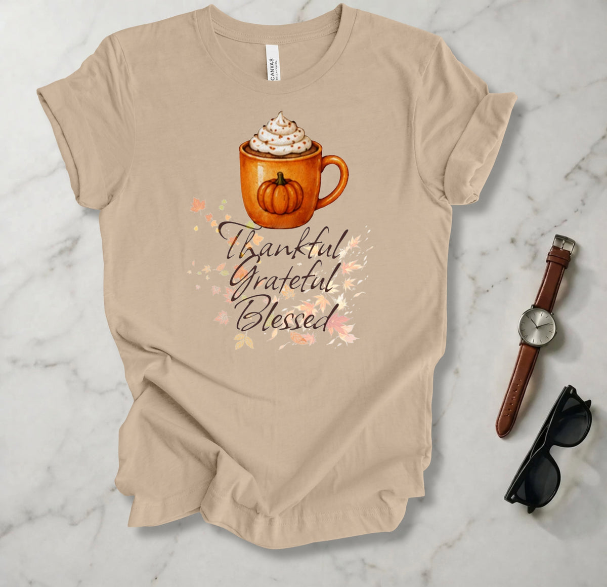 Thankful Grateful Blessed T Shirt