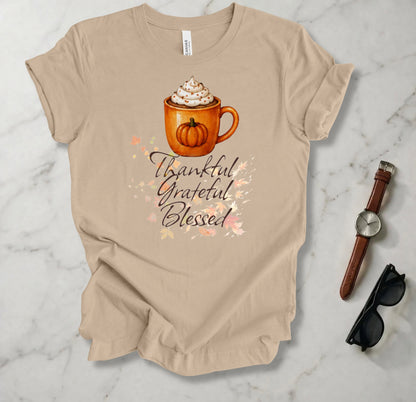 Thankful Grateful Blessed T Shirt