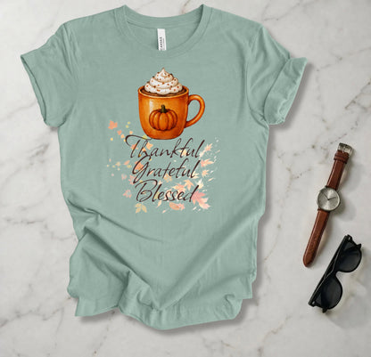 Thankful Grateful Blessed T Shirt
