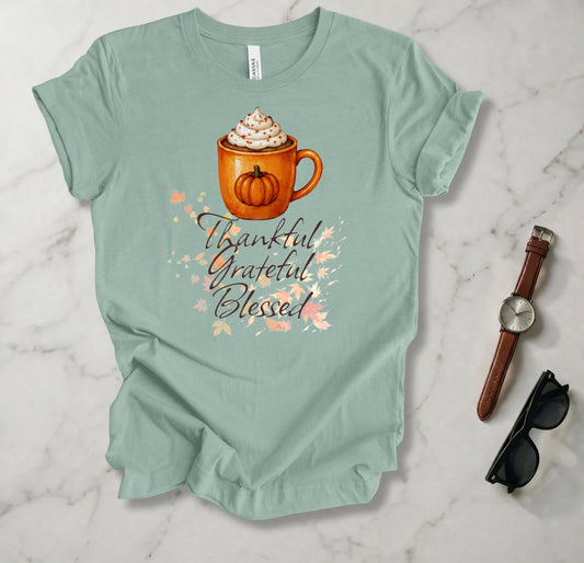 Thankful Grateful Blessed T Shirt