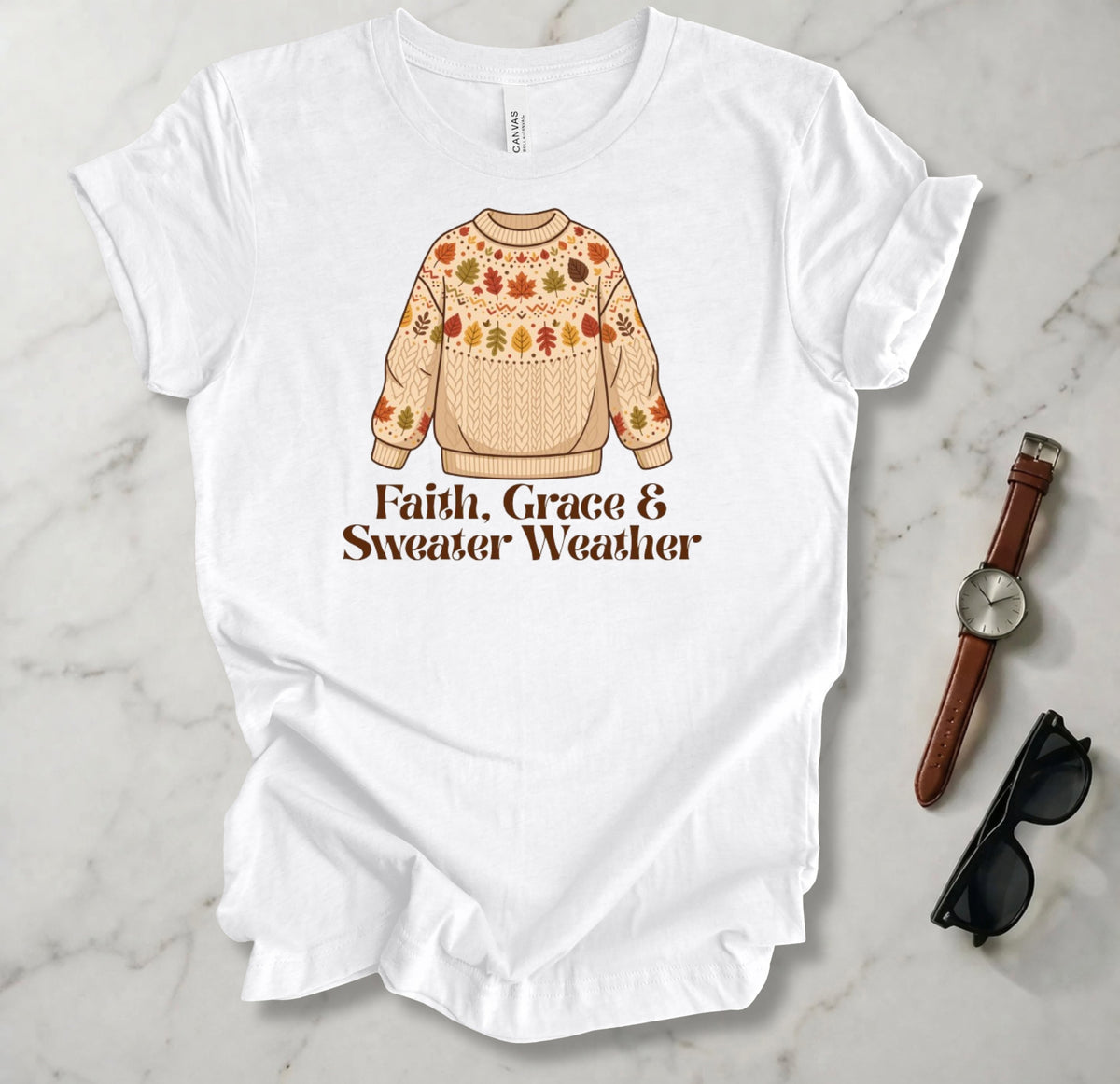 Faith, Grace & Sweater Weather T Shirt