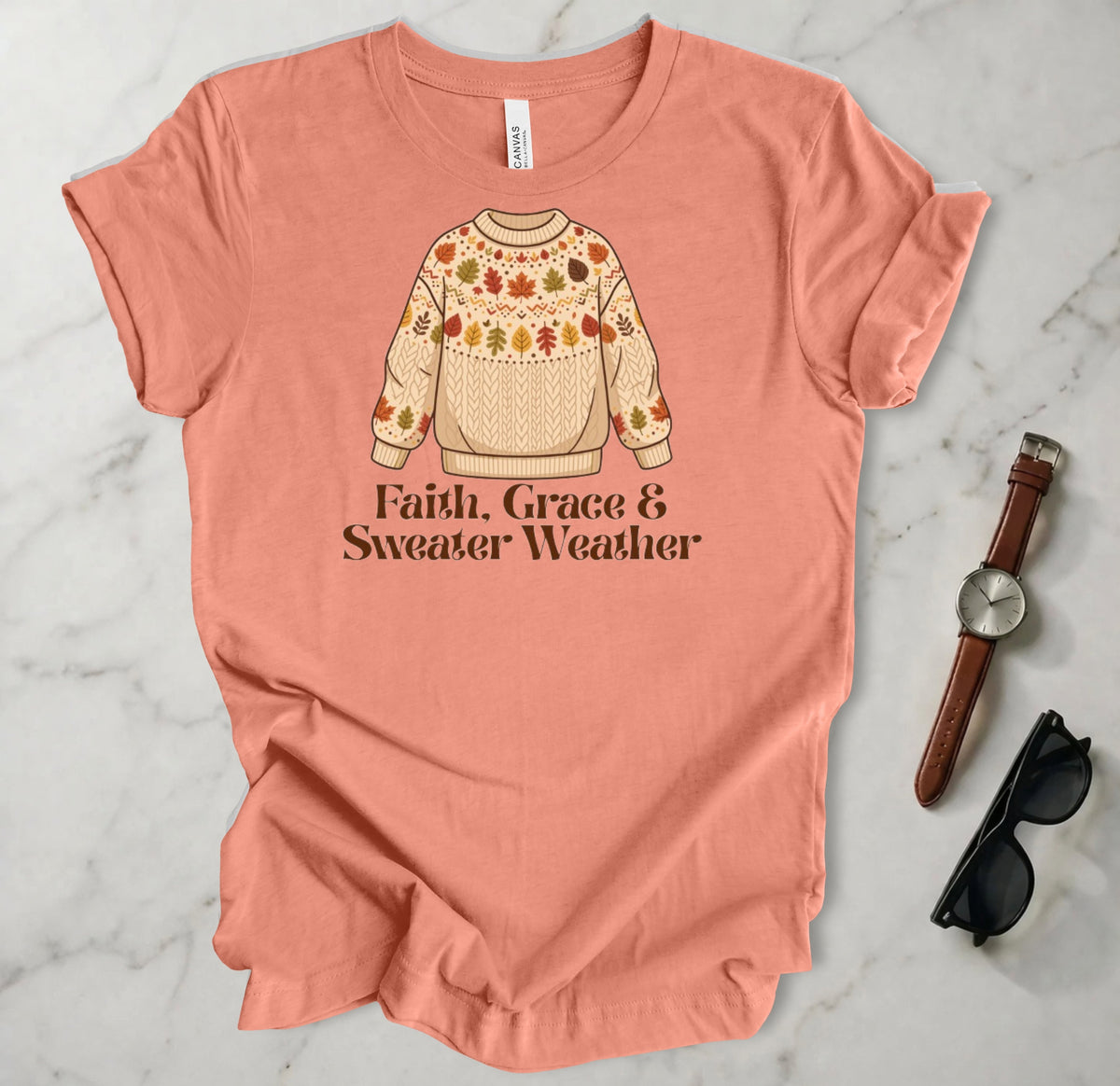 Faith, Grace & Sweater Weather T Shirt