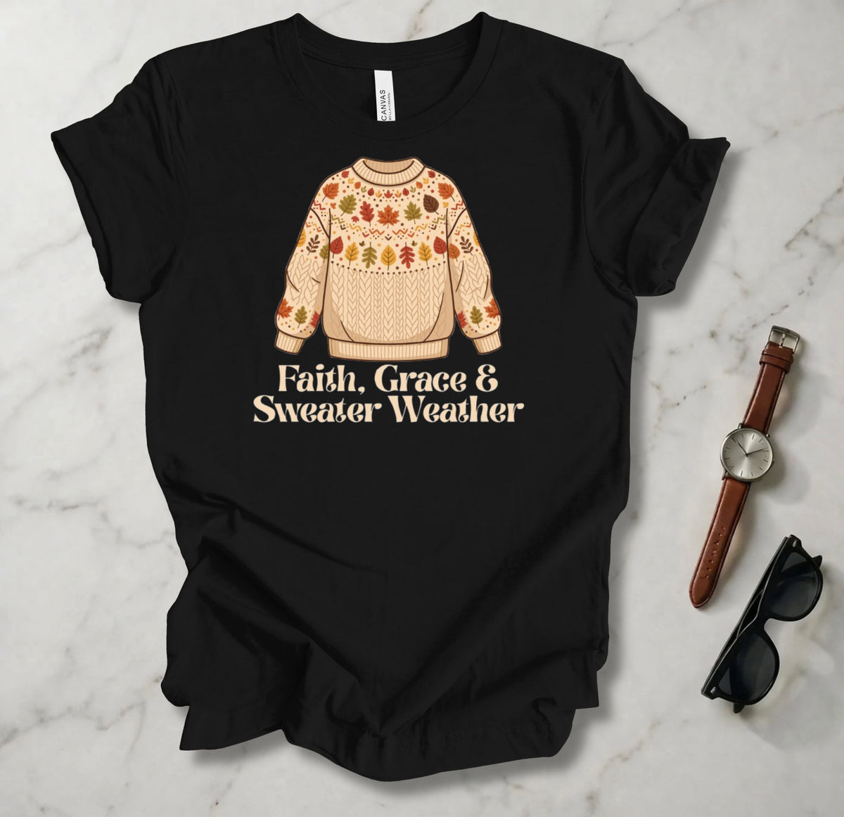 Faith, Grace & Sweater Weather T Shirt