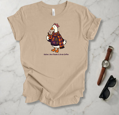 Gather Give Thanks Grab Coffee T Shirt
