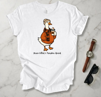 Grace-Filled Pumpkin-Spiced T Shirt