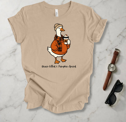 Grace-Filled Pumpkin-Spiced T Shirt