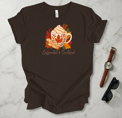 Caffeinated & Sanctified T Shirt