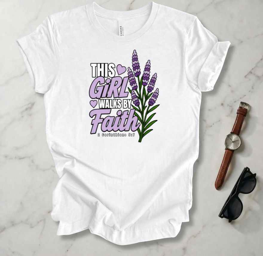 This Girl Walks By Faith T Shirt