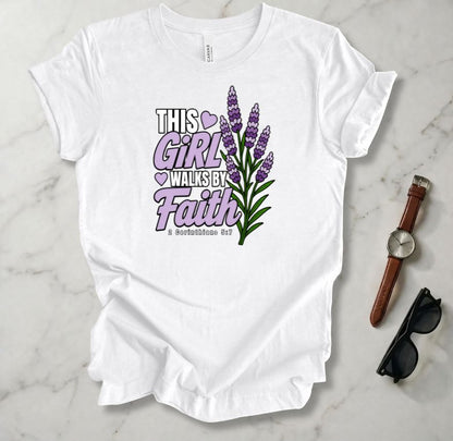 This Girl Walks By Faith T Shirt