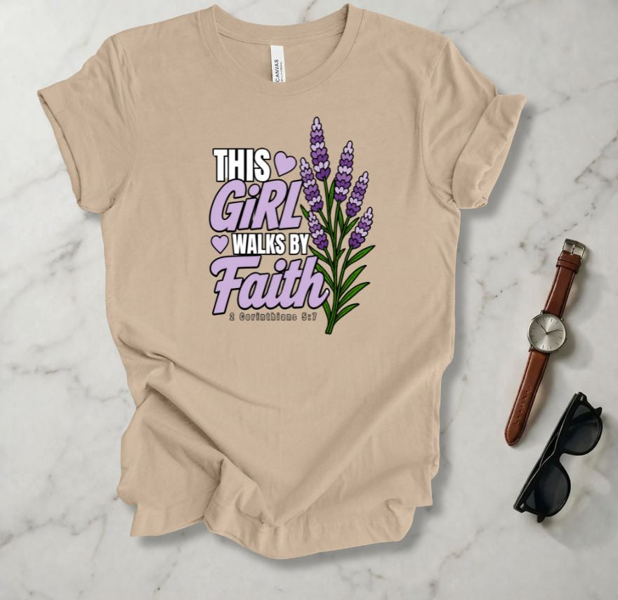 This Girl Walks By Faith T Shirt