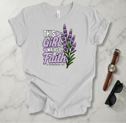 This Girl Walks By Faith T Shirt