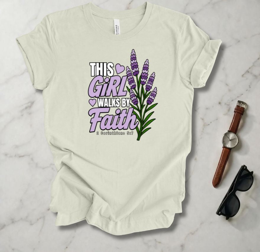 This Girl Walks By Faith T Shirt