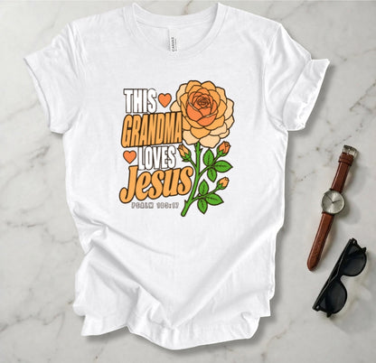 This Grandma Loves Jesus T Shirt