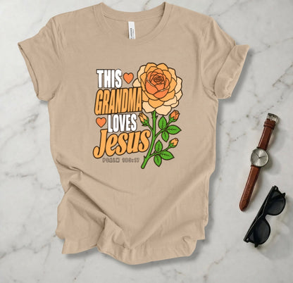 This Grandma Loves Jesus T Shirt