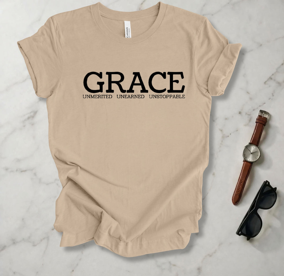 Grace Unmerited Unearned Unstoppable T Shirt