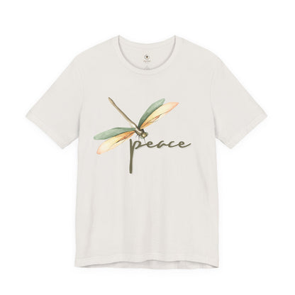 Green/Brown Dragonfly (Peace) T Shirt