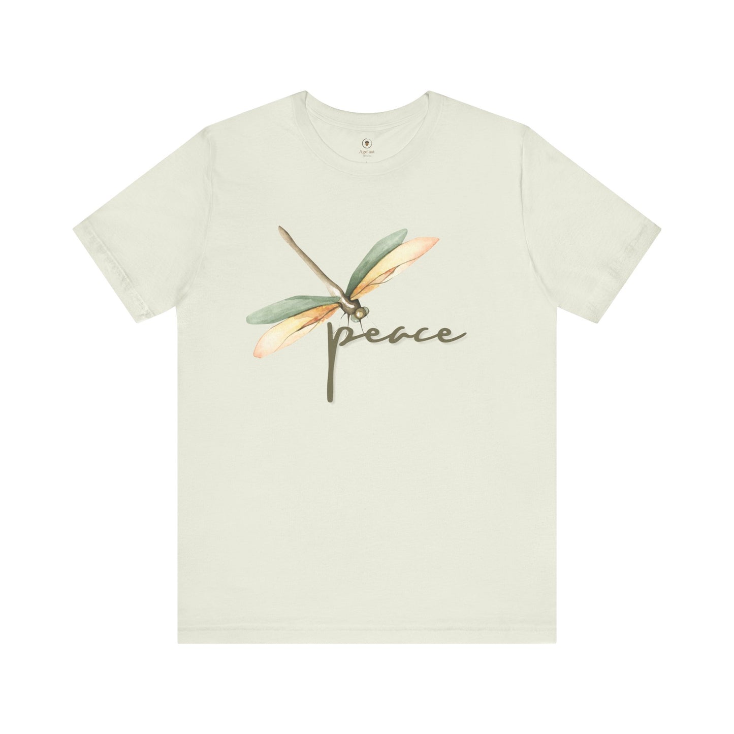 Green/Brown Dragonfly (Peace) T Shirt
