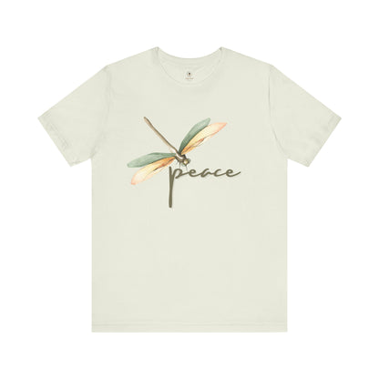 Green/Brown Dragonfly (Peace) T Shirt