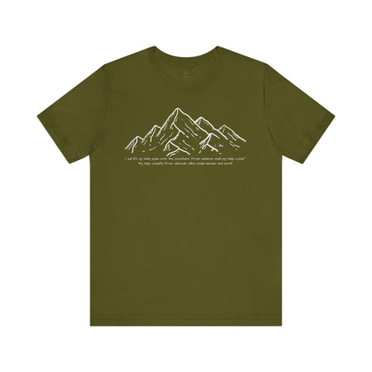 I Lift My Eyes To The Mountains T Shirt