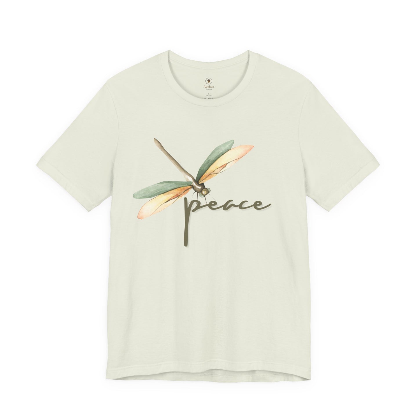 Green/Brown Dragonfly (Peace) T Shirt