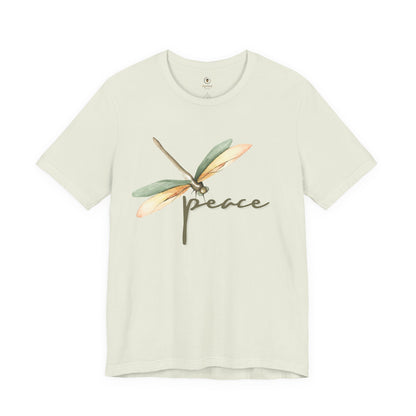 Green/Brown Dragonfly (Peace) T Shirt