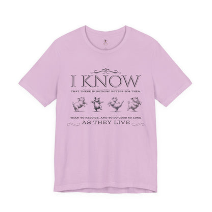 Rejoice And Do Good (Pig)