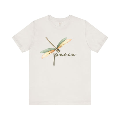 Green/Brown Dragonfly (Peace) T Shirt