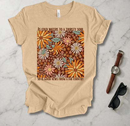 Cold Water To A Thirsty Soul T Shirt